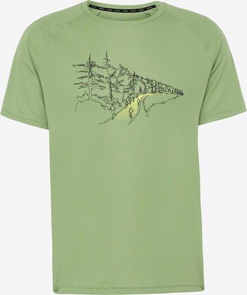 ODLO Funkční tričko 'Essential' – zelená: přední strana