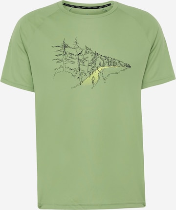 ODLO - Camiseta funcional en verde: frente