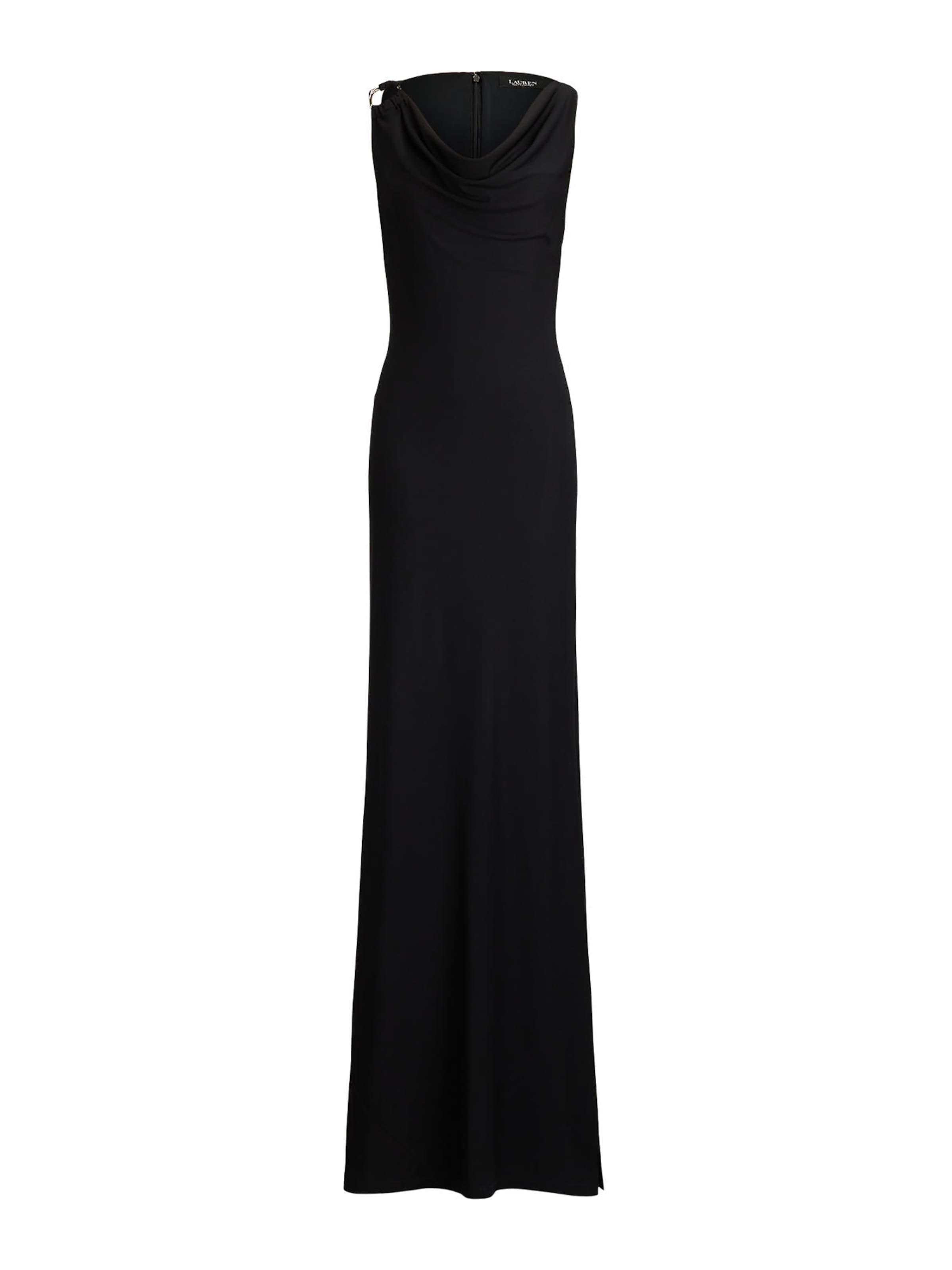 Robe de soirée Lauren Ralph Lauren en noir : devant
