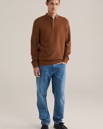WE Fashion Shirt in Brown: front