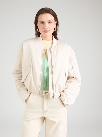 Veste mi-saison Herrlicher en beige : devant