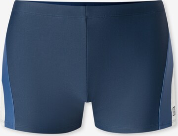 SCHIESSER Swim Trunks 'Aqua' in Blue: front