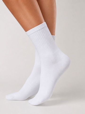 sockenkauf24 Athletic Socks in White