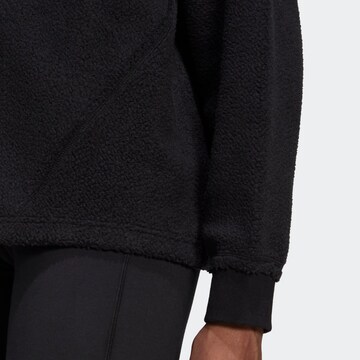 ADIDAS ORIGINALS Fleece Jacket 'Loungewear' in Black