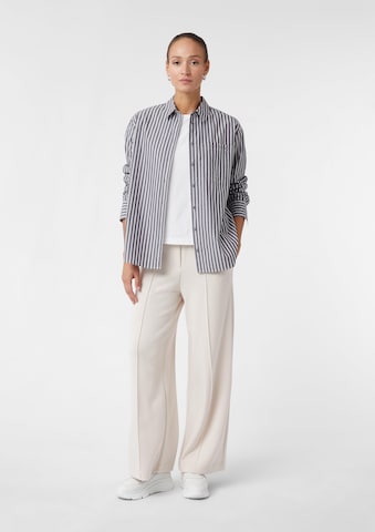 comma casual identity Bluse in Grau