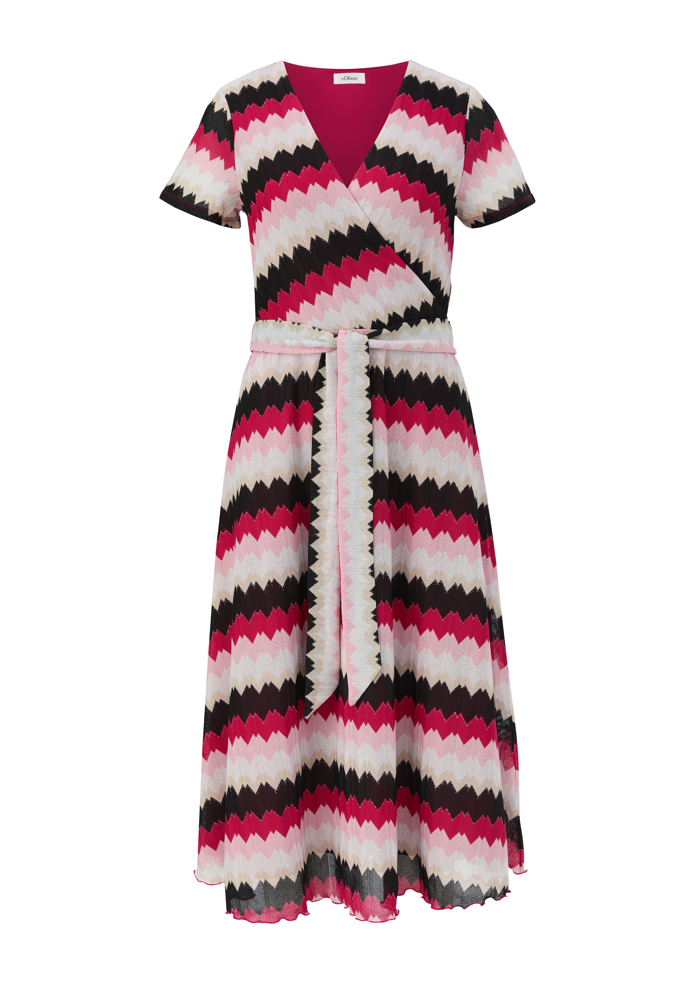 s.Oliver BLACK LABEL Strickkleid in Mischfarben: Vorderseite