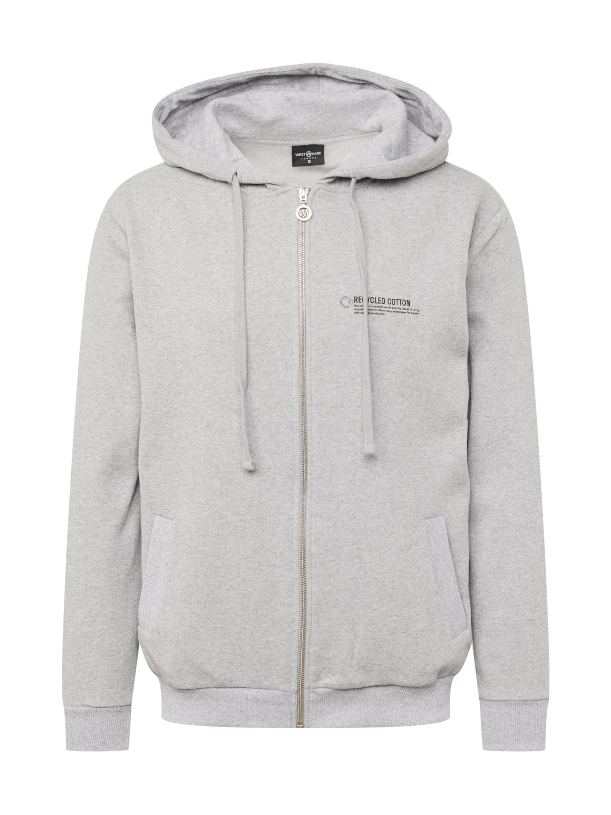 Giacca di felpa di WESTMARK LONDON in grigio: frontale