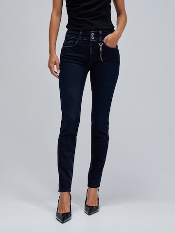 Skinny Jean Salsa Jeans en bleu : devant