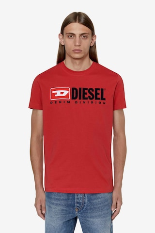 DIESEL Shirt 'Diegor' in Rood: voorkant