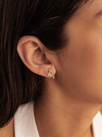 Orecchini 'Sparkle Moon' di Hey Happiness in oro