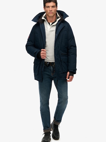 Superdry Zimná parka - Modrá