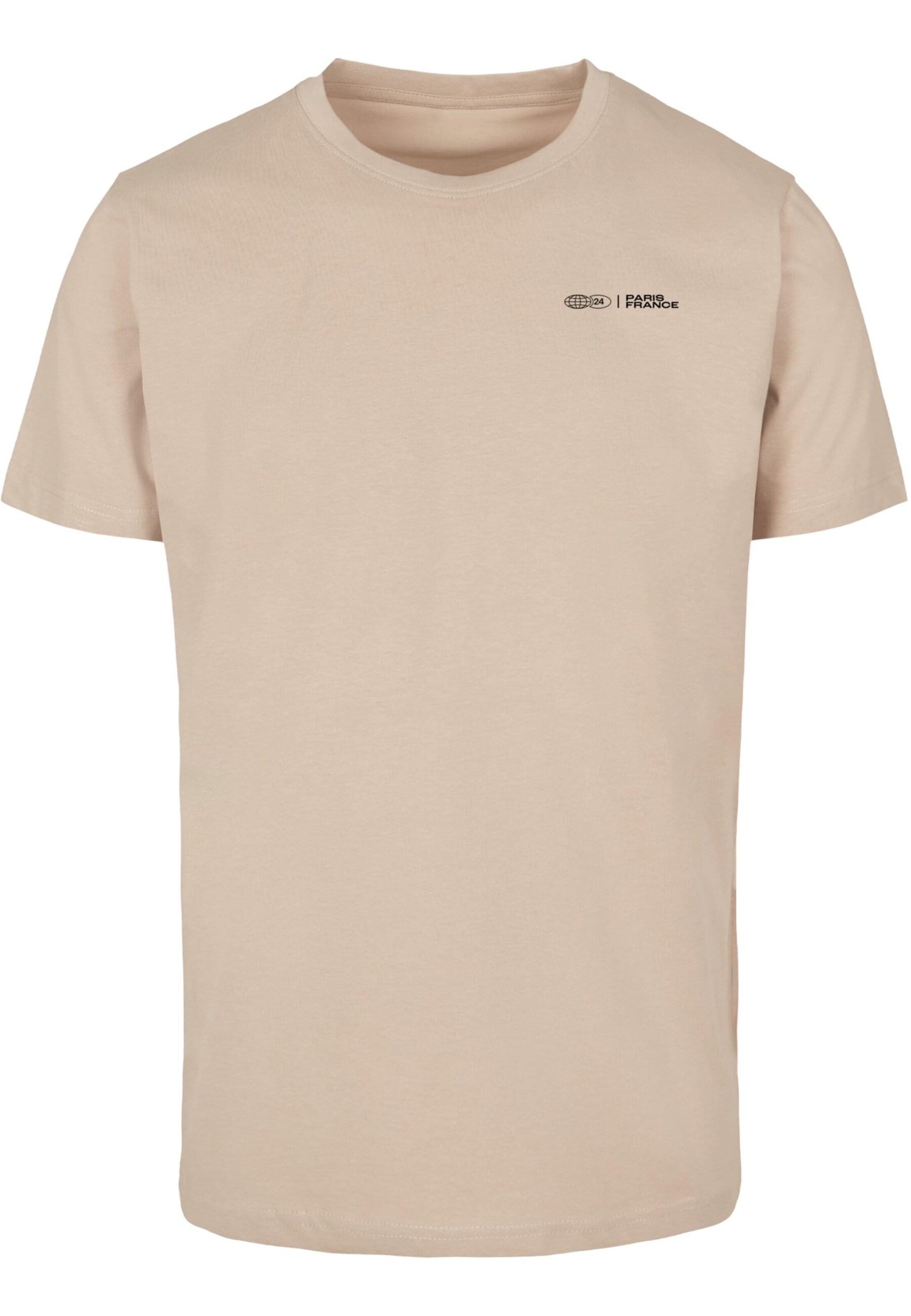 T-Shirt 'Don't Wait For Nobody' Mister Tee en beige : devant