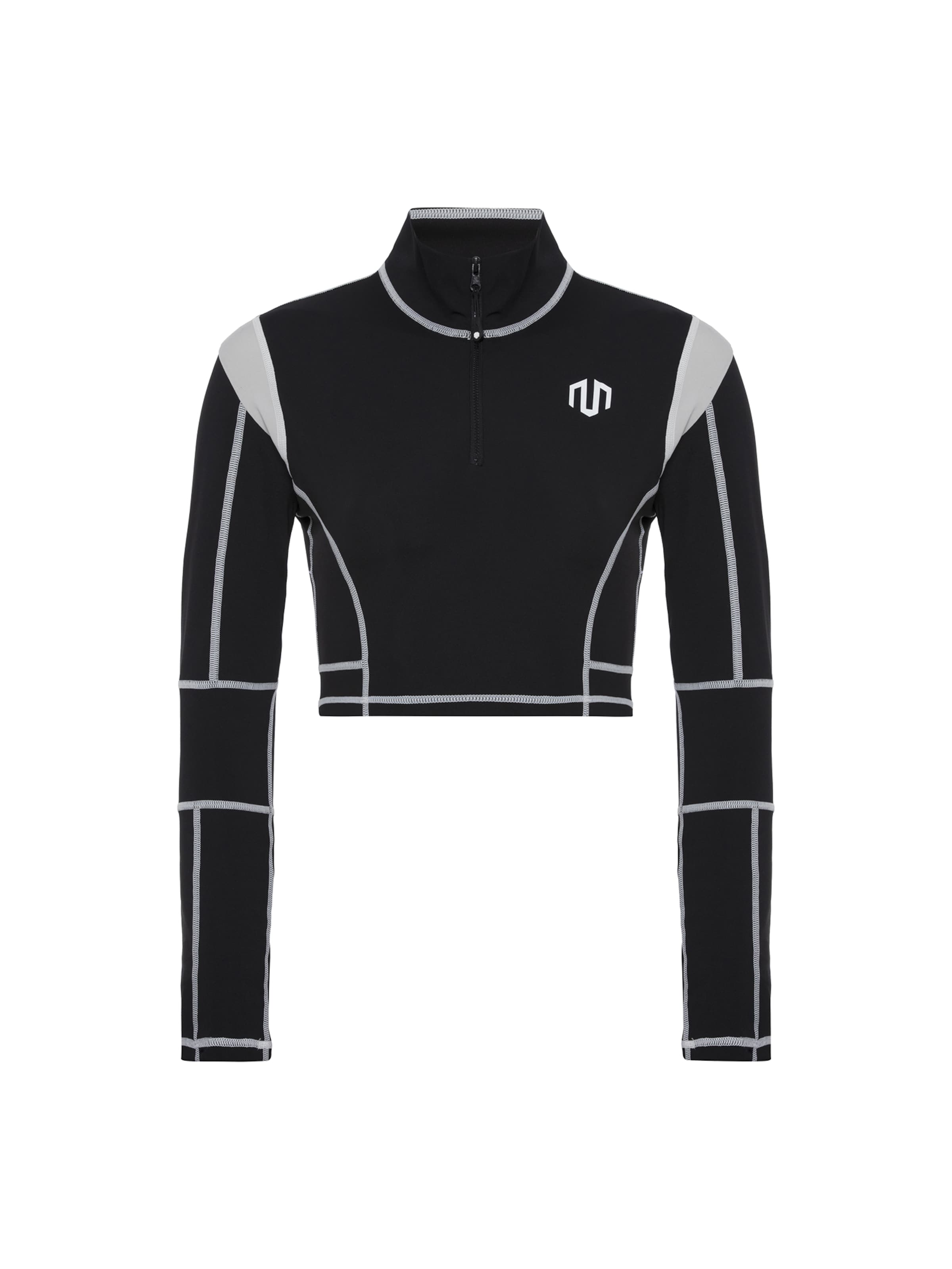 MOROTAI Funktionsshirt 'Kansei Chrome' in Schwarz: Vorderseite