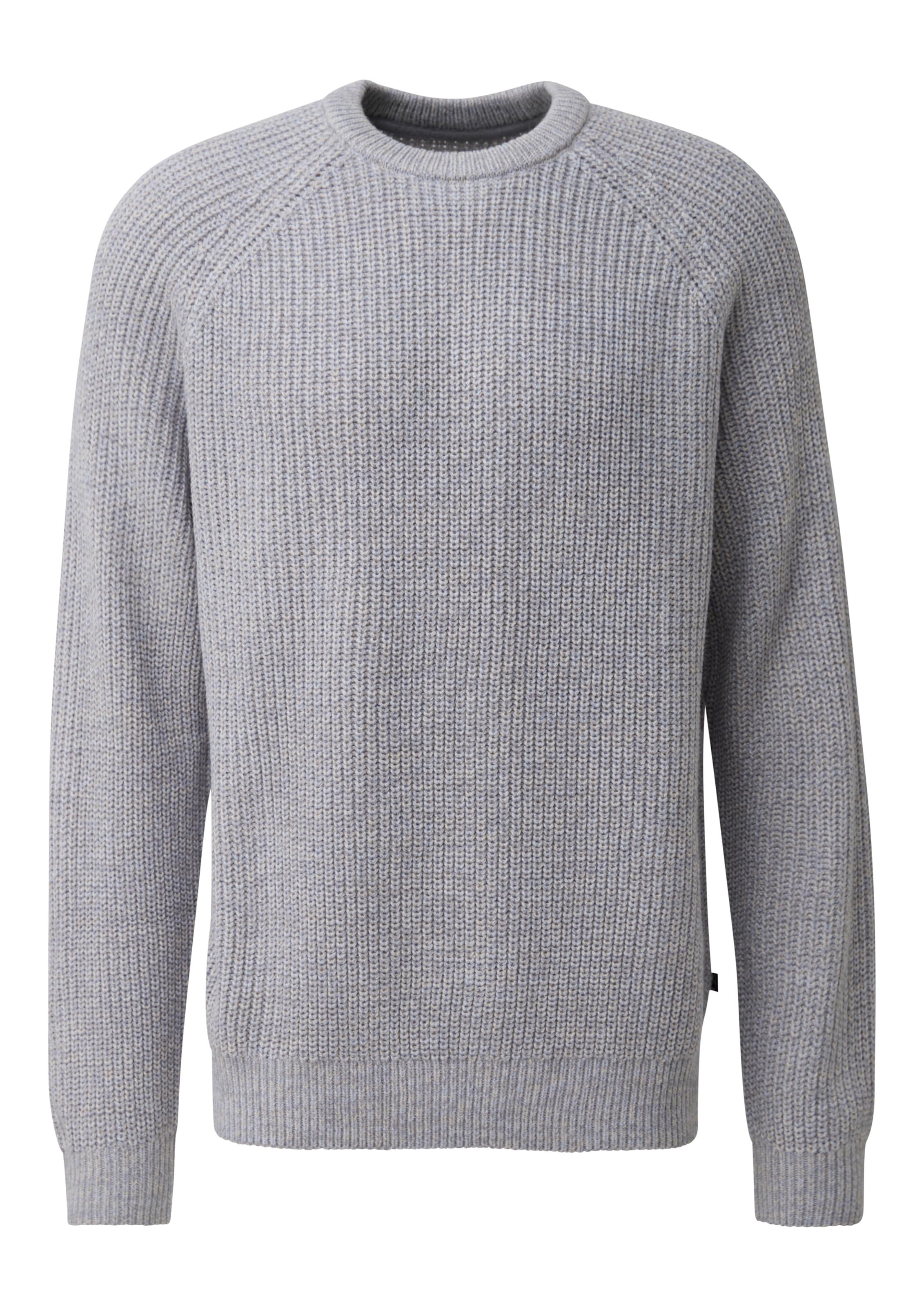 Pull-over QS en gris : devant