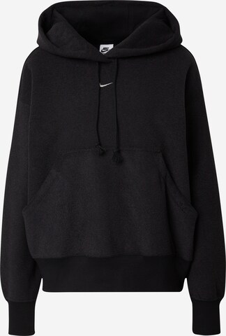 Nike Sportswear Sweatshirt 'Phoenix' in Schwarz: predná strana