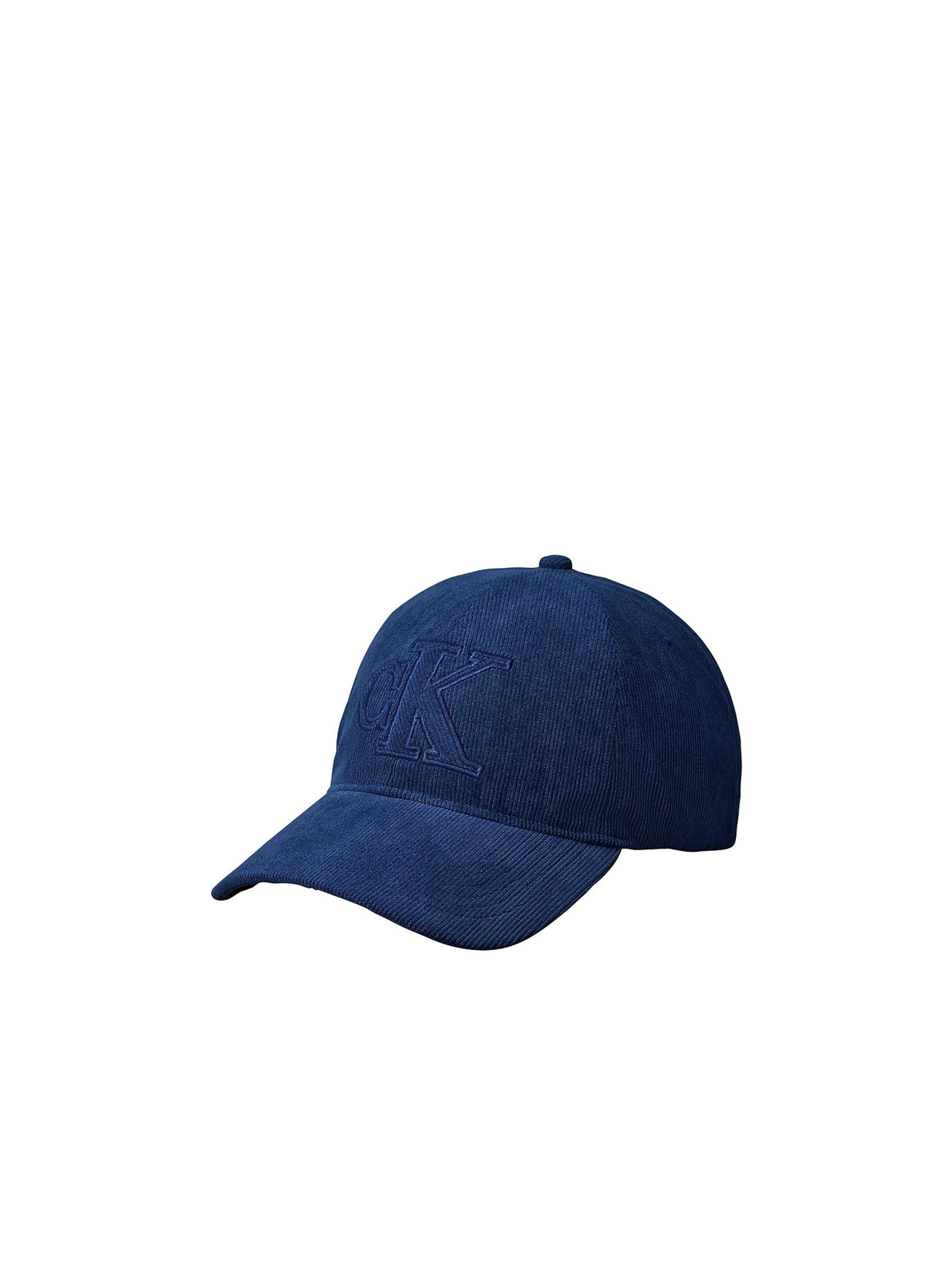 Casquette Calvin Klein en bleu : devant