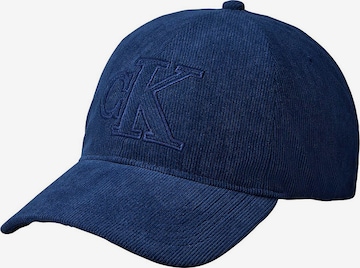 Casquette Calvin Klein en bleu : devant