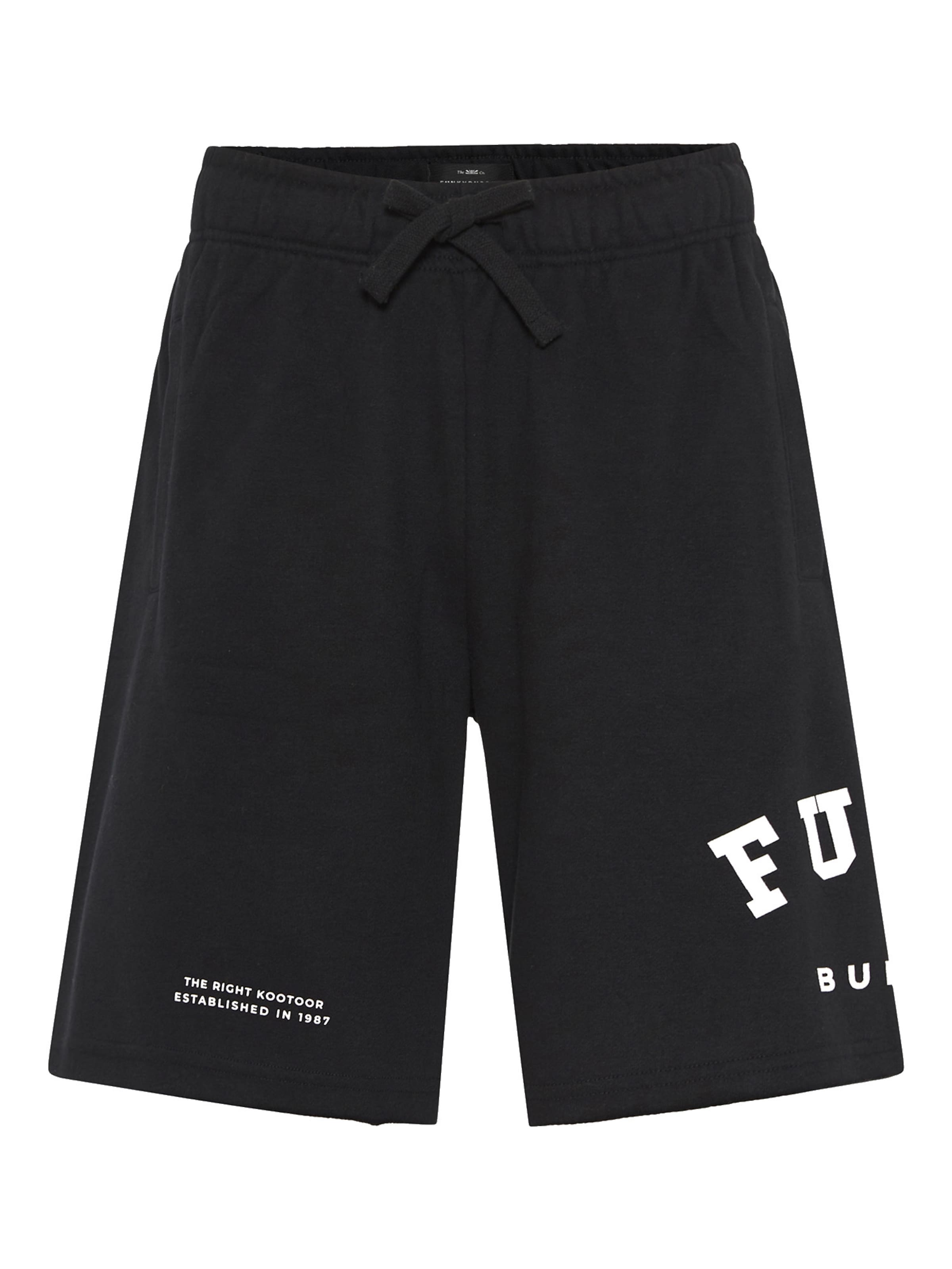 Funky Buddha regular Παντελόνι σε μαύρο: μπροστά