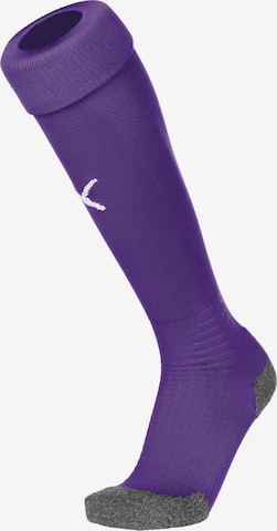PUMA Soccer Socks 'Team Liga' in Purple: front