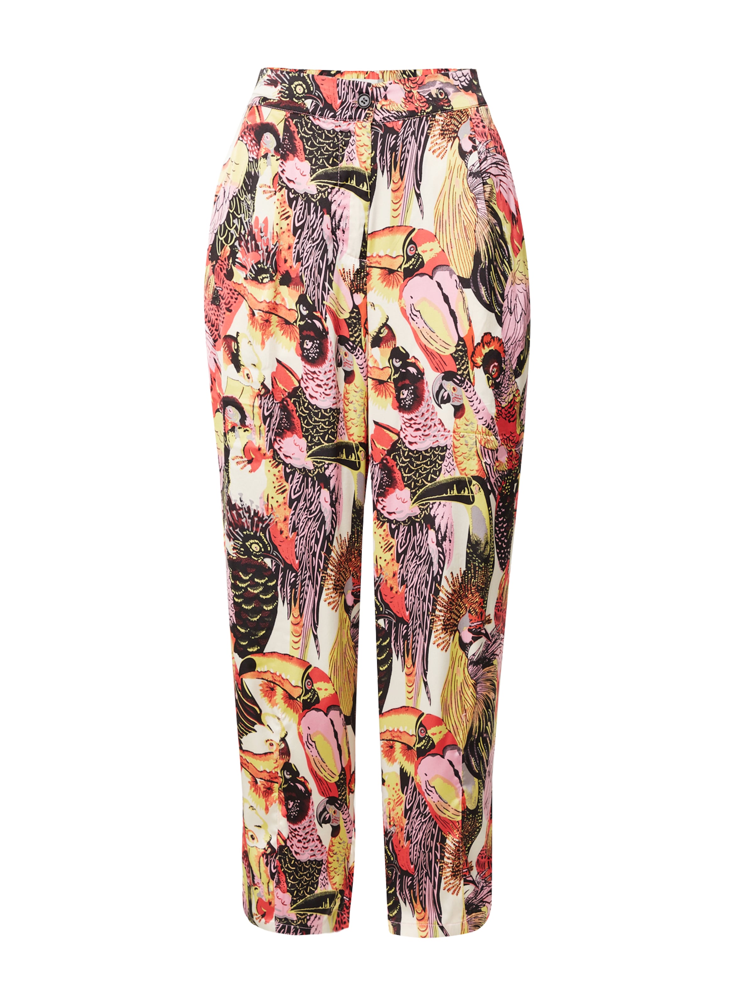 Lollys Laundry Tapered Pleat-Front Pants 'Maisie' in Mixed colors: front