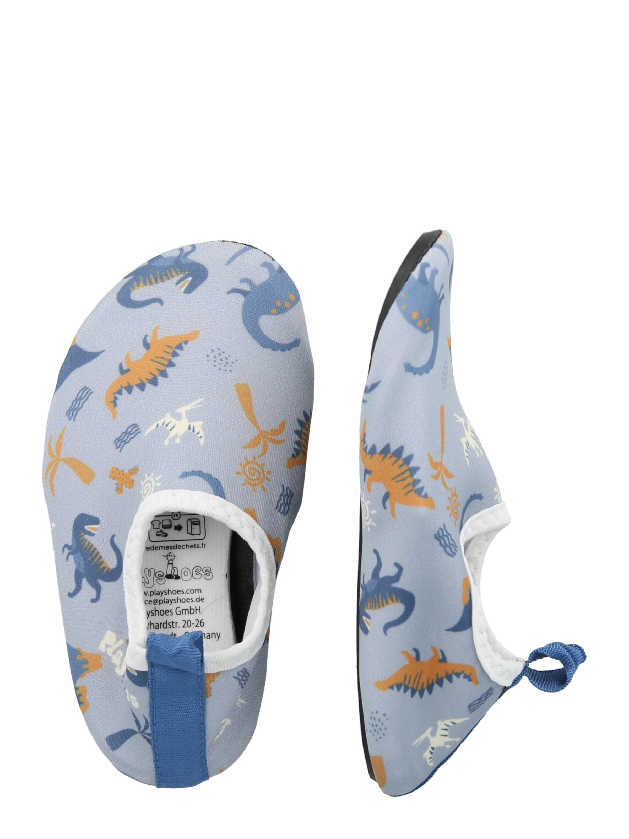 PLAYSHOES Beach & Pool Shoes 'Meeresfreunde' in Blue