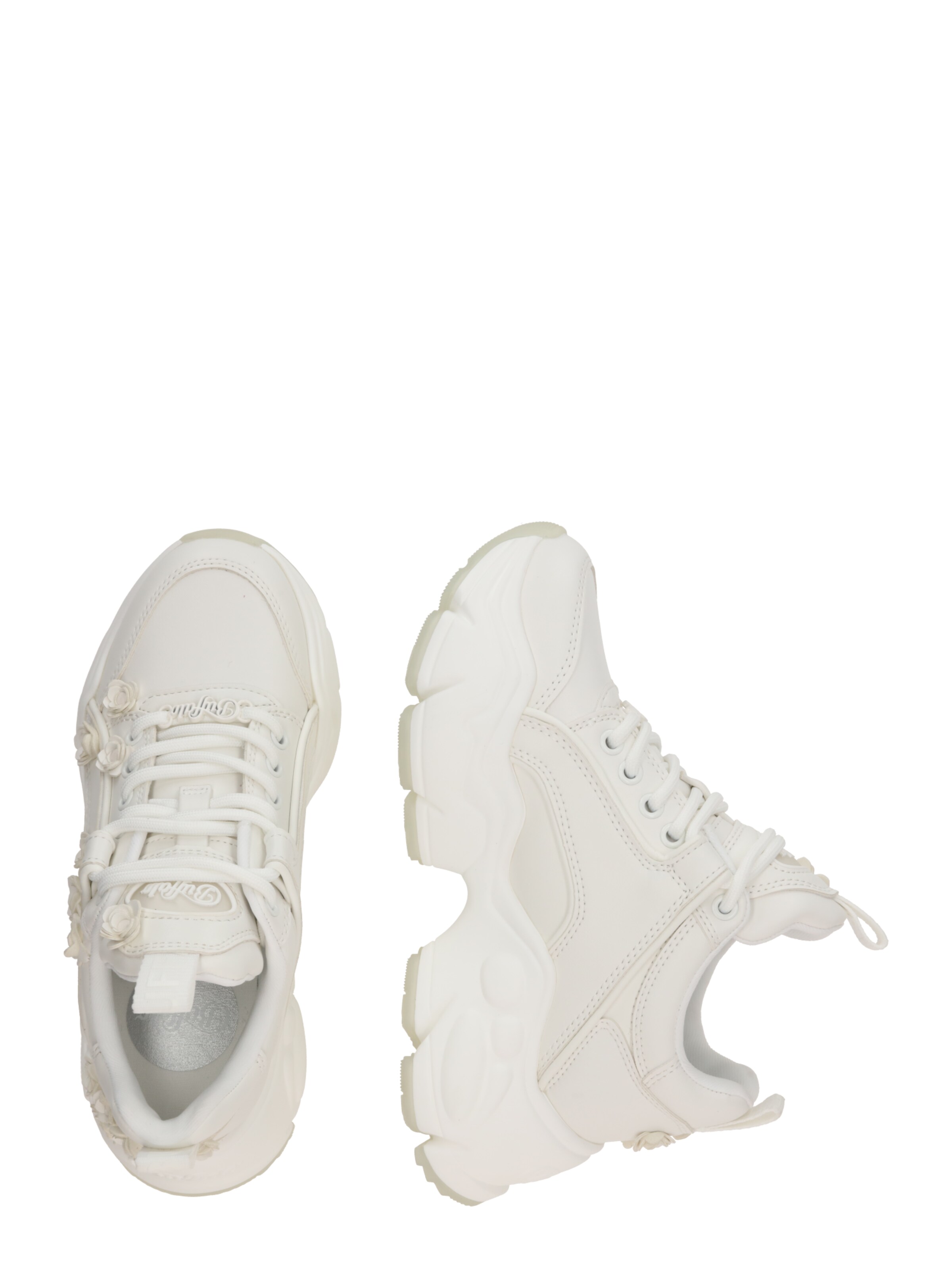 BUFFALO Platform trainers 'Binary Rose' in White