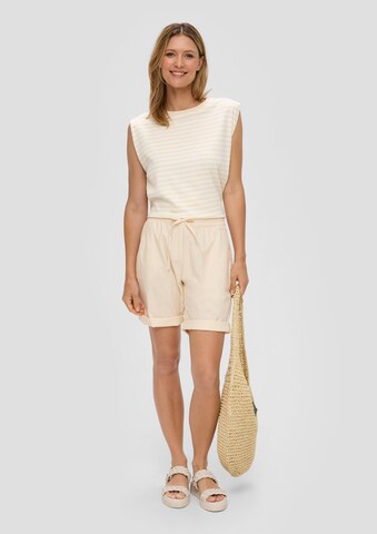 Regular Pantalon s.Oliver en beige