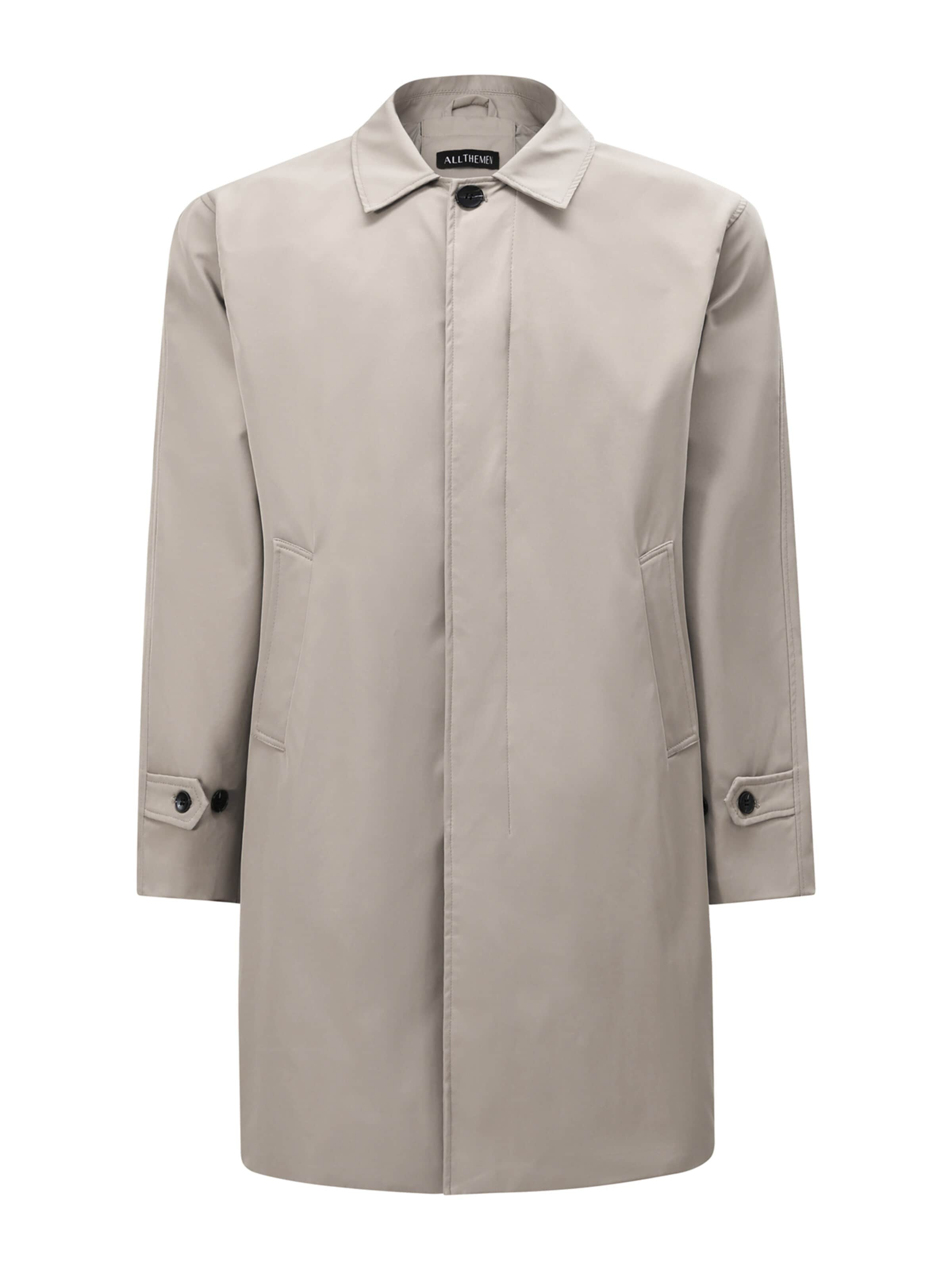 ALLTHEMEN Between-Seasons Coat 'Hauch' in S in Beige, Item view