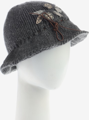 Brunello Cucinelli Hut XS-XL in Grau: Vorderseite