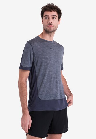 ICEBREAKER - Camiseta funcional 'Energy Wind' en gris: frente