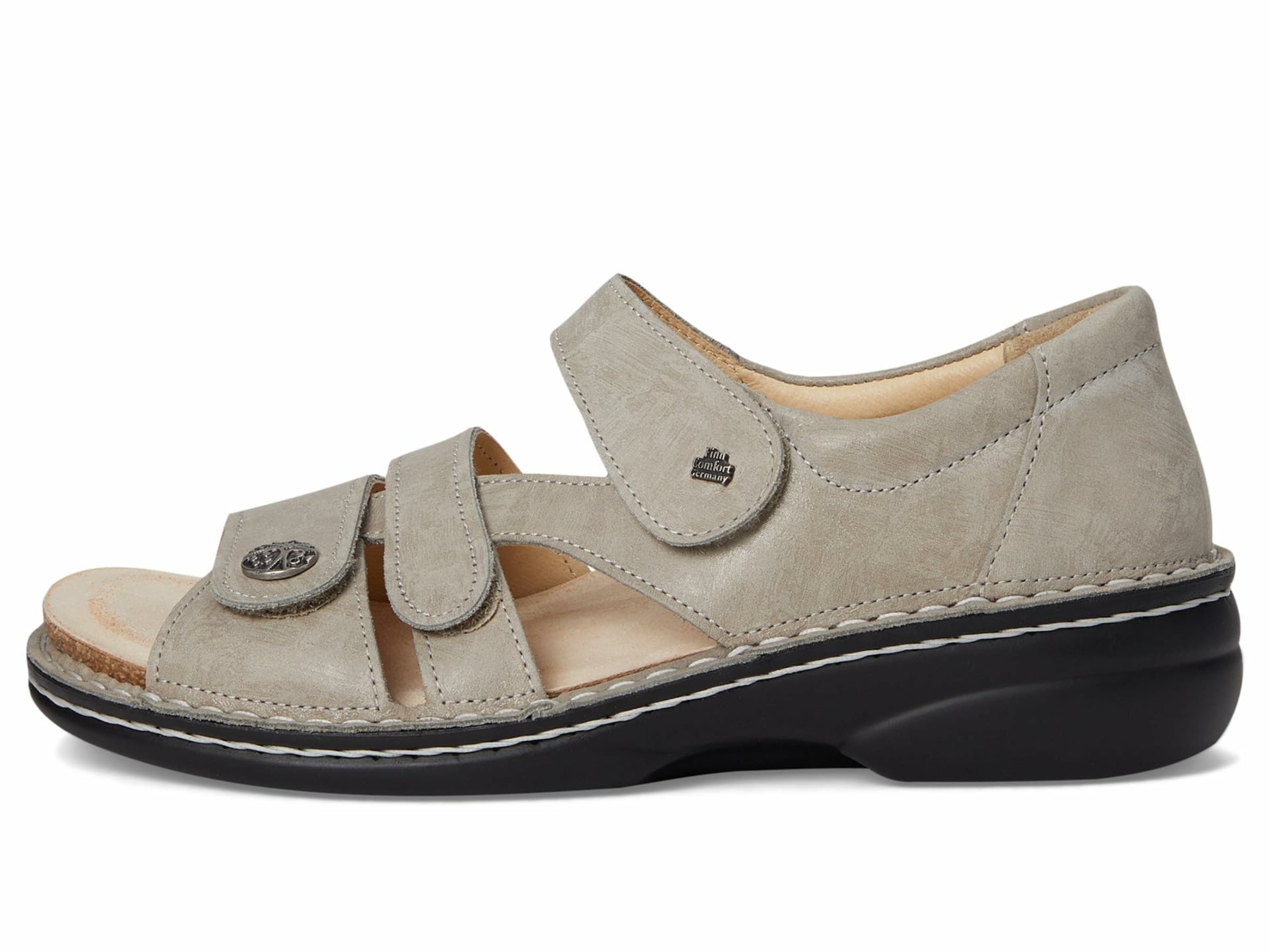 Finn Comfort Sandale in Grau: Vorderseite