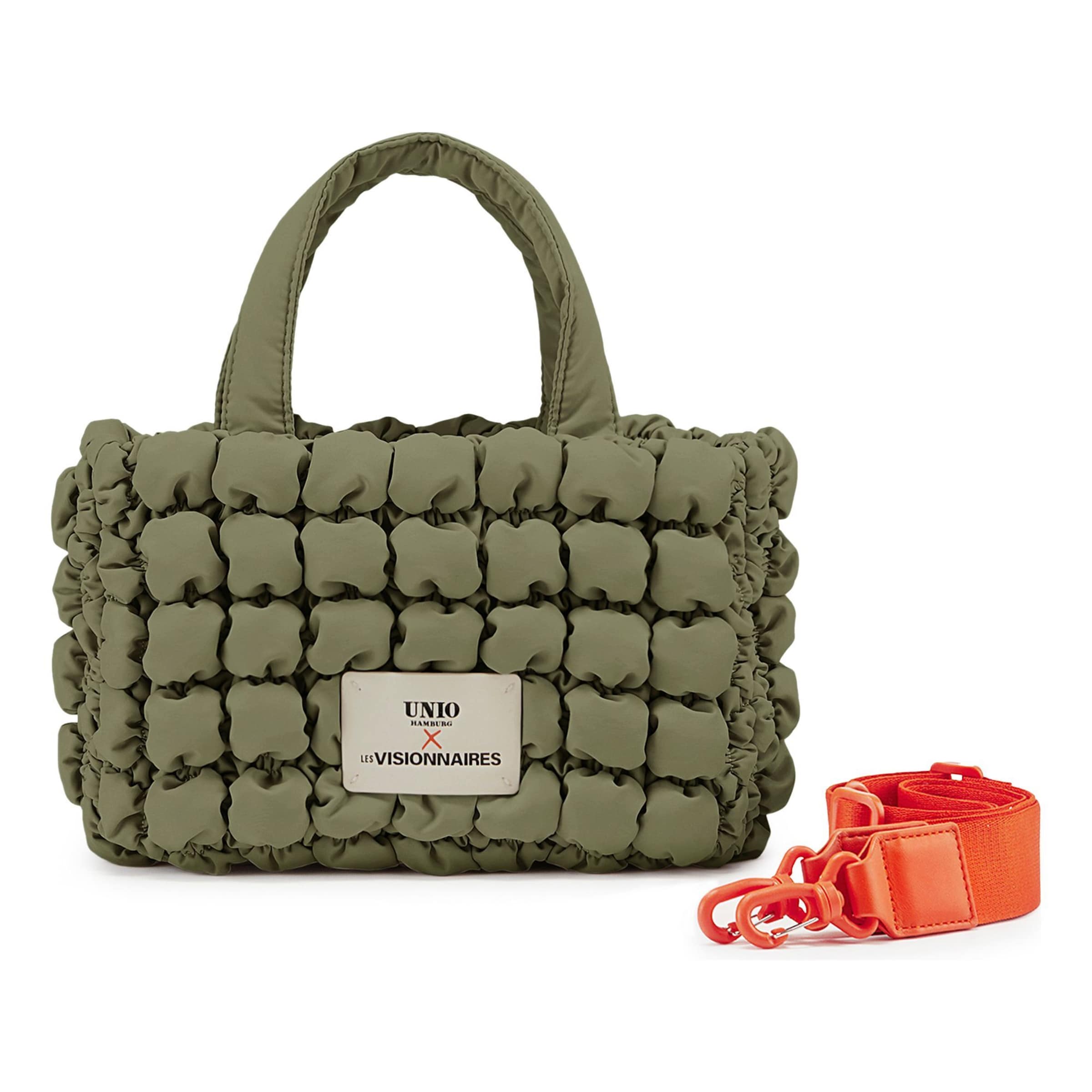 Les Visionnaires Handbag 'Bubble' in Green: front