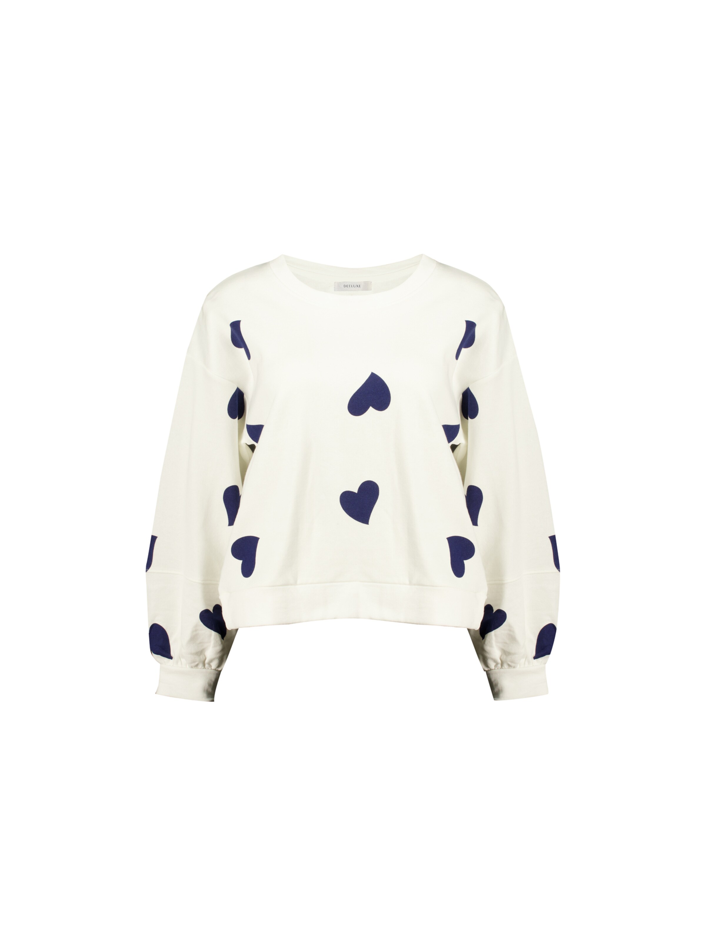 Deeluxe Sweatshirt 'Mitsie' in Wit: voorkant