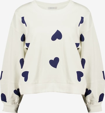 Deeluxe Sweatshirt 'Mitsie' in Wit: voorkant