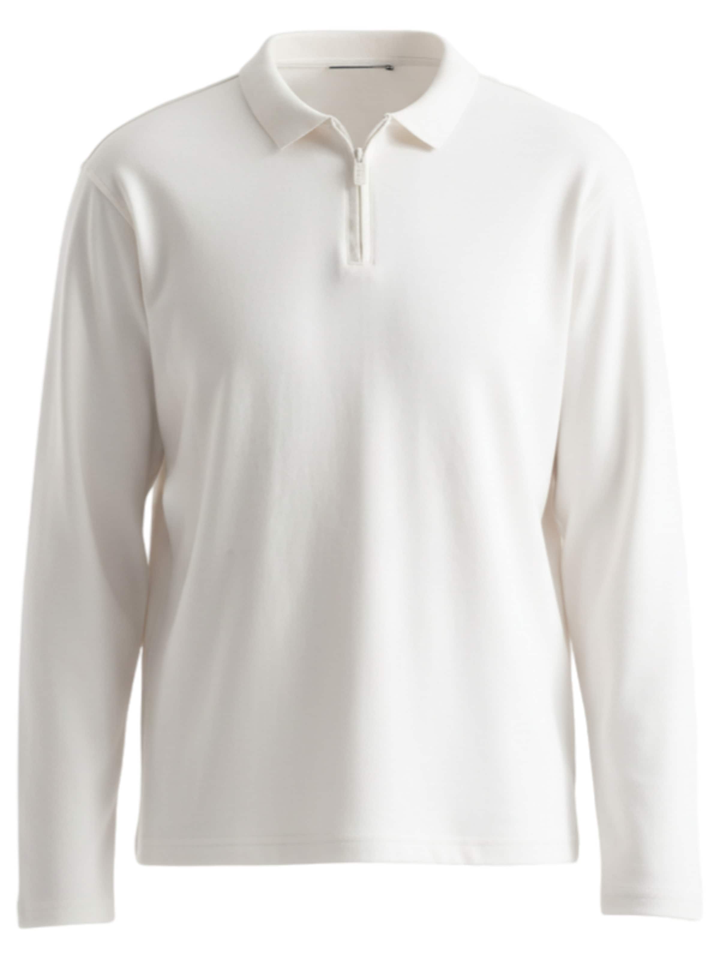 Ombre Shirt 'OM-POLS-0130' in de kleur Wit, Productweergave