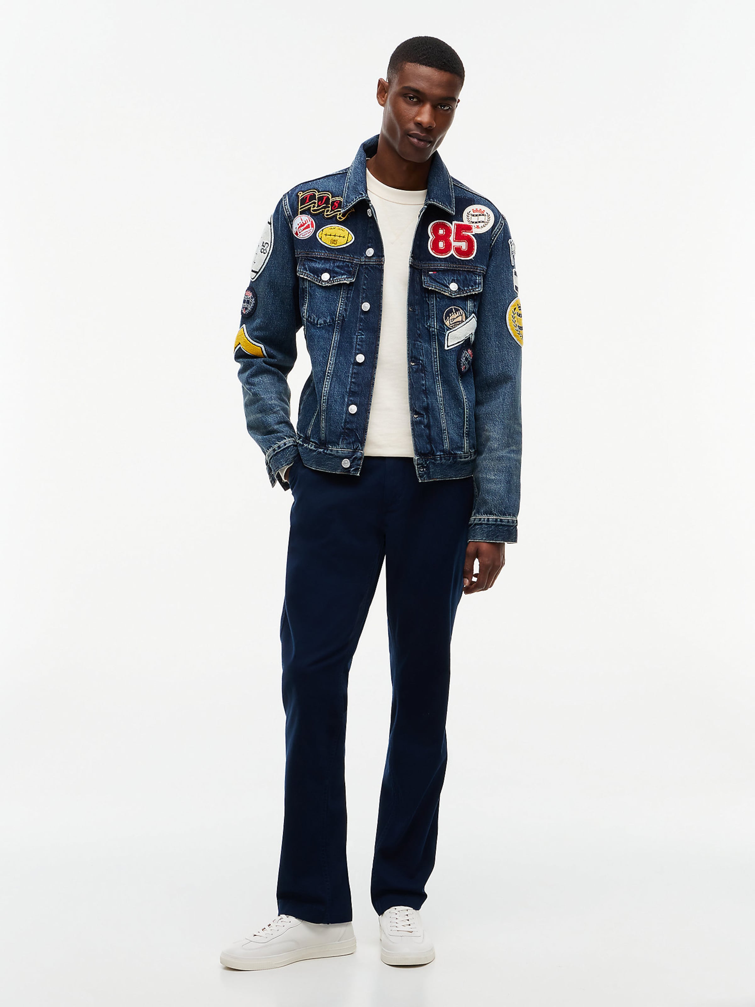 Tommy Jeans Tussenjas in Blauw