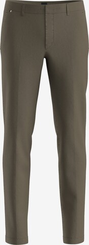 BOSS Slim fit Pants 'Kaito1' in Brown: front