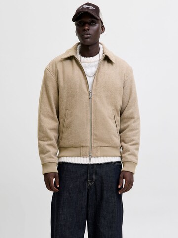 JACK & JONES Übergangsjacke in Braun: Vorderseite
