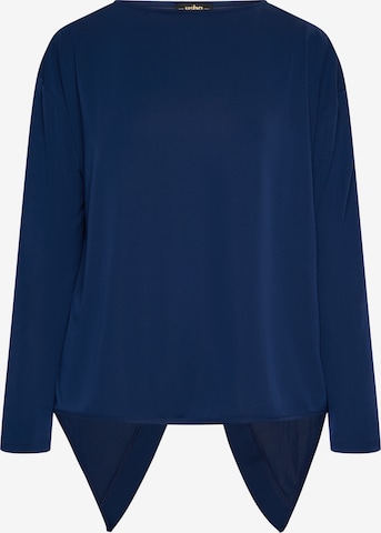 usha BLACK LABEL Blouse in Blauw: voorkant