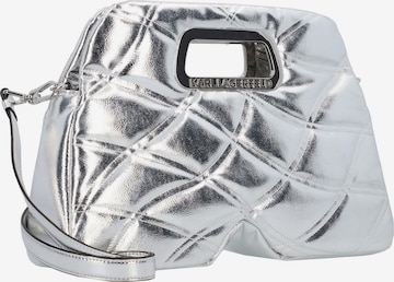 Karl Lagerfeld Ročna torbica 'Kloud' | srebrna barva