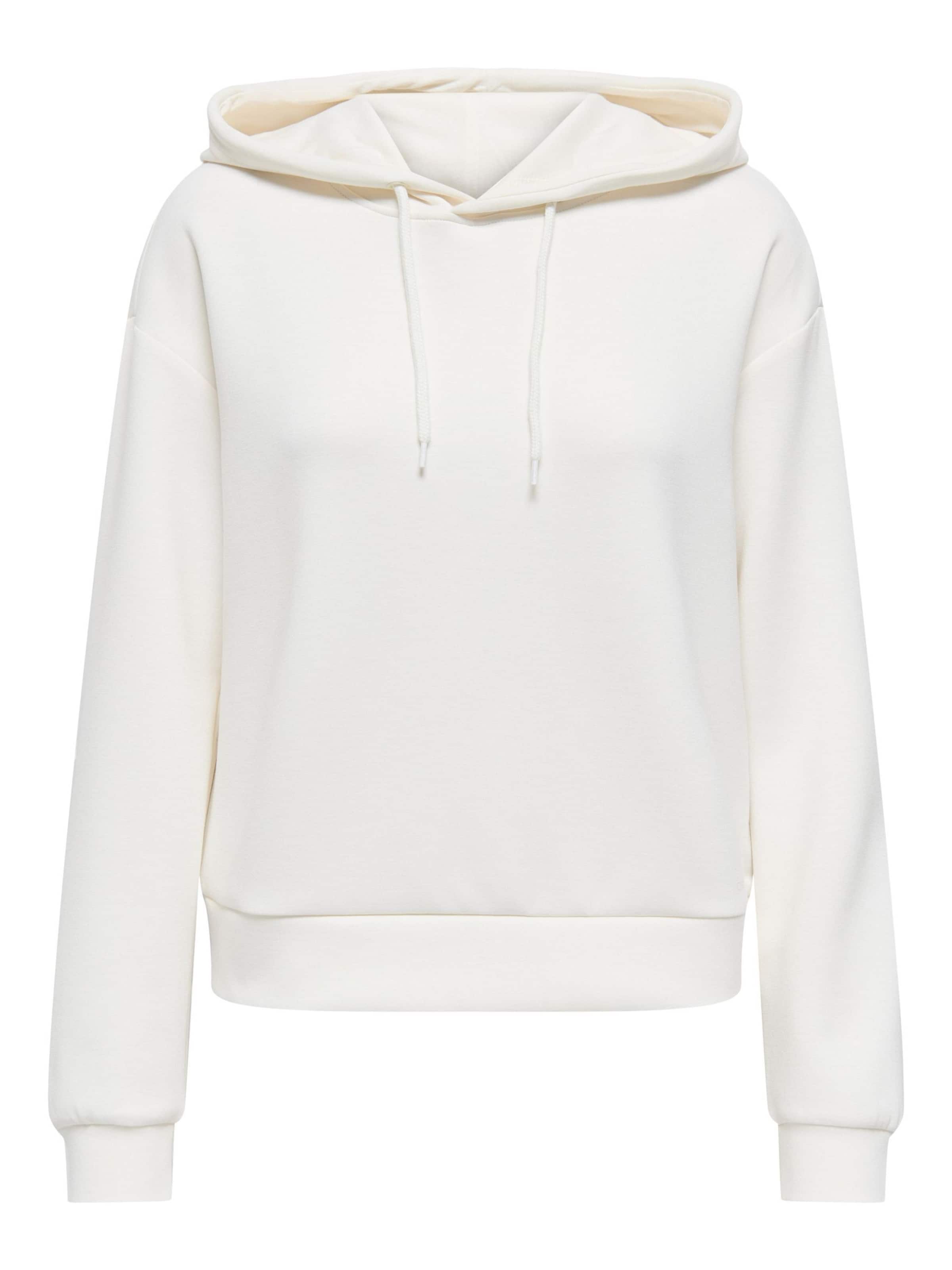 ONLY PLAY Sportovní mikina 'ONPLounge' – bílá: přední strana