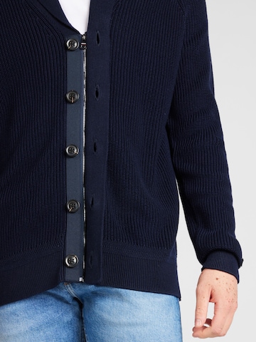 Vestes en maille TOMMY HILFIGER en bleu