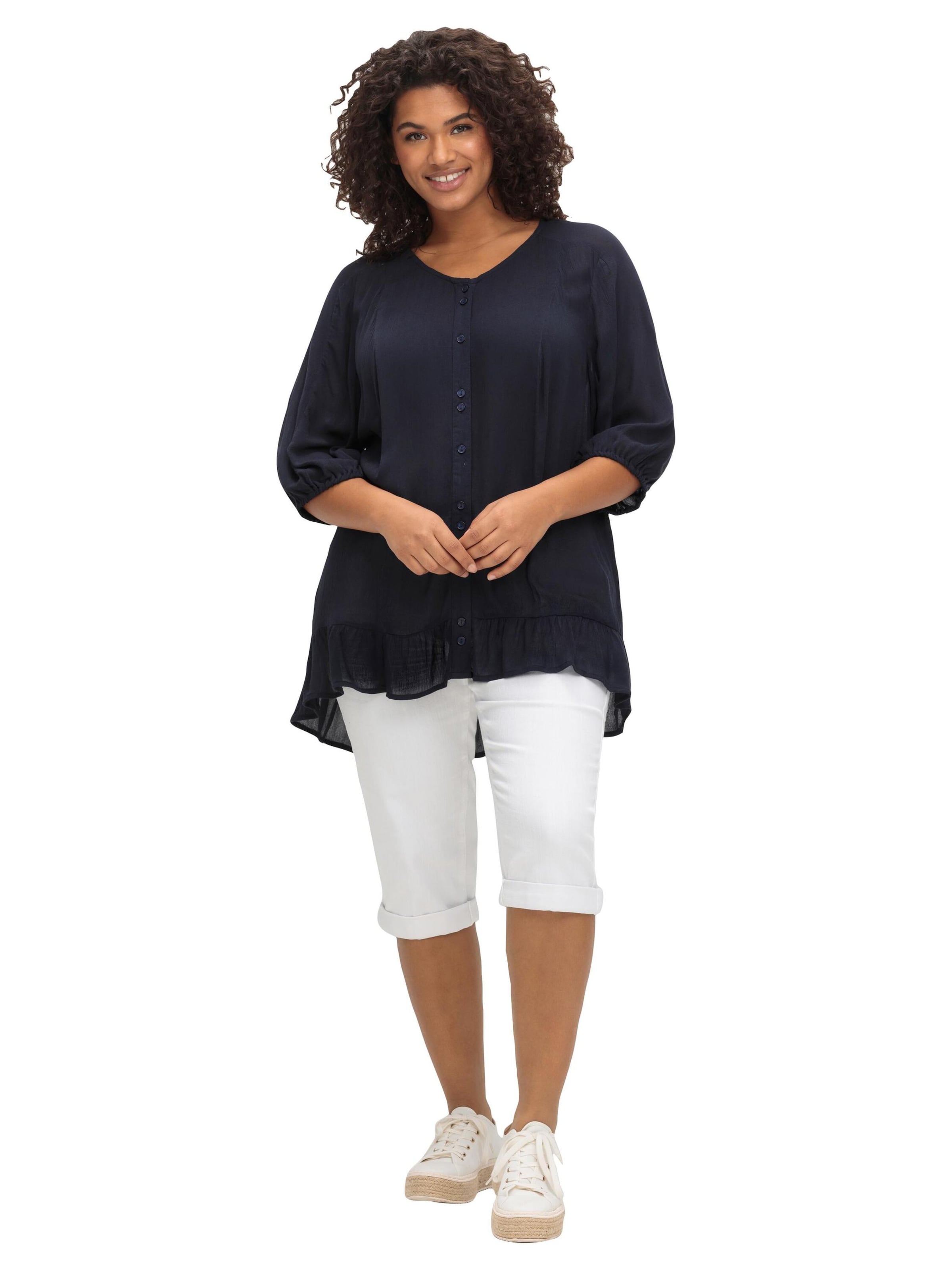 SHEEGO Μπλούζα σε μπλε