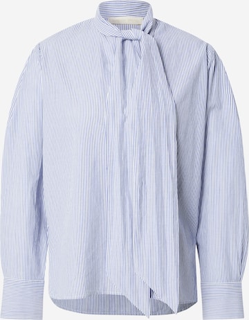 Bluză 'ESTEBAN' de la Vanessa Bruno pe albastru: față