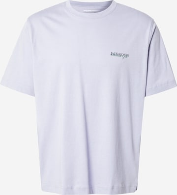 JACK & JONES Shirt 'JORBOSTON' in Purple: front