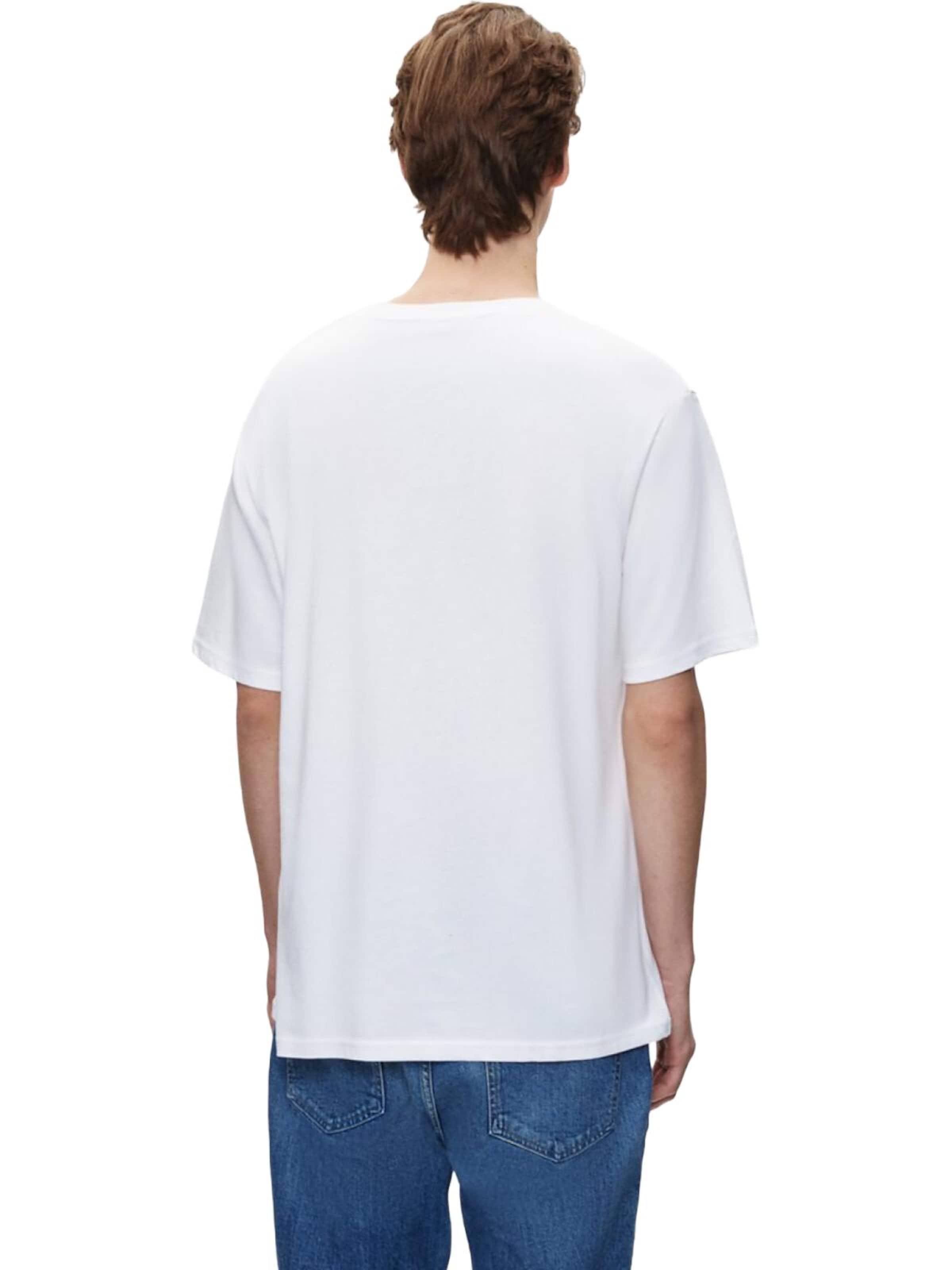 LTB Jeans - Camiseta 'LTB Jeans Herren Soft Touch T-Shirt' en blanco
