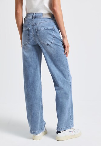 STREET ONE Wide Leg Jeans in Blau