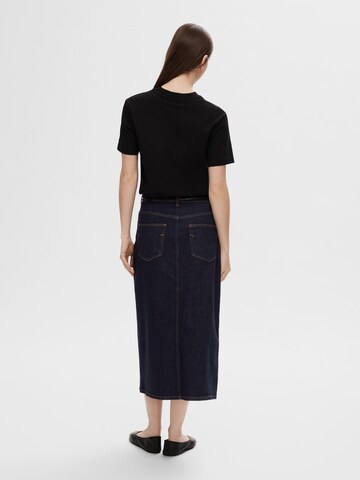 Jupe SELECTED en bleu