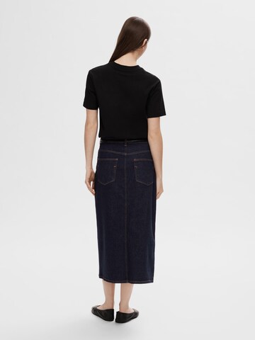 SELECTED FEMME Rok in Blauw