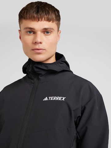 ADIDAS TERREX Zunanja jakna | črna barva